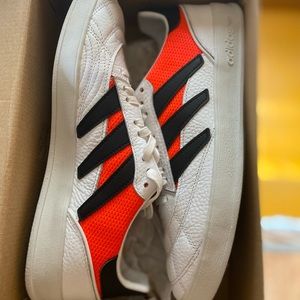 Adidas Sobakov P94 Cloud White Solar Red Black Men's 10 With Box Worn Once